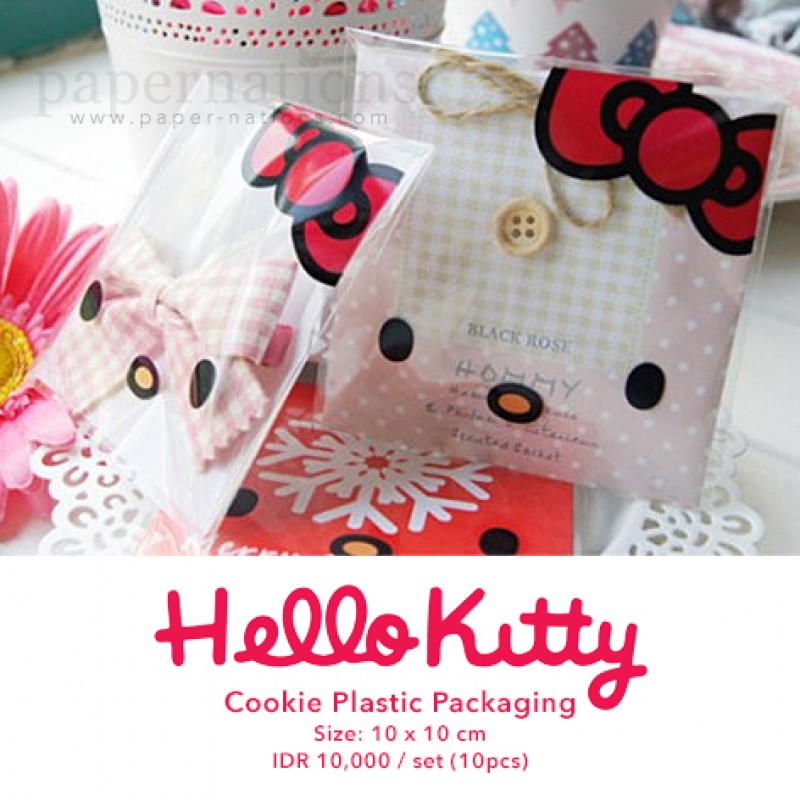 Hello Kitty Cookie Plastic Packaging